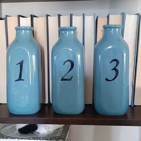 Vintage Number Bottles  - Picture 1 of 1